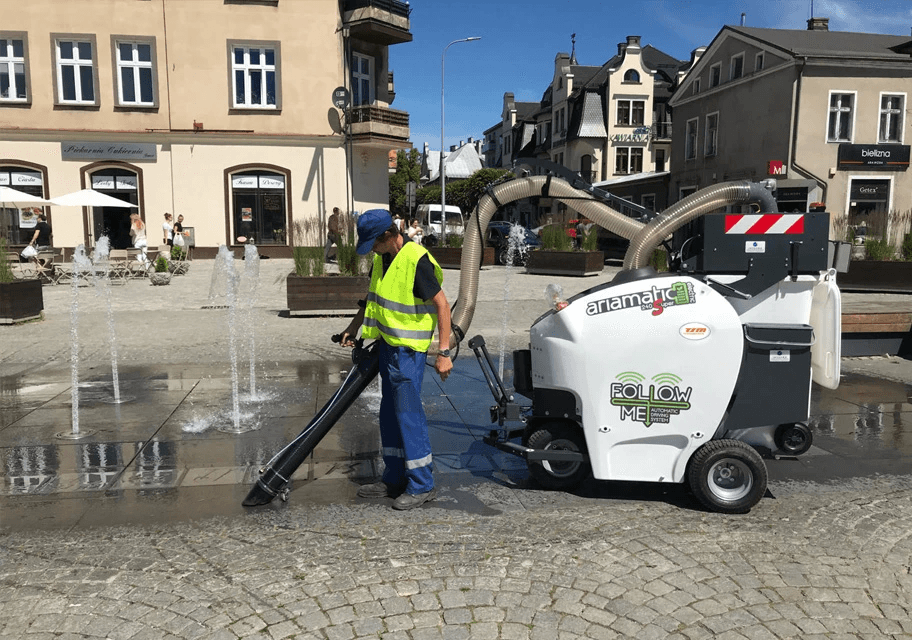 Ariamatic Follow-Me technologie in actie